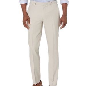 Louis Raphael Men's White Dress Pants Flat Front Trousers Waist 32